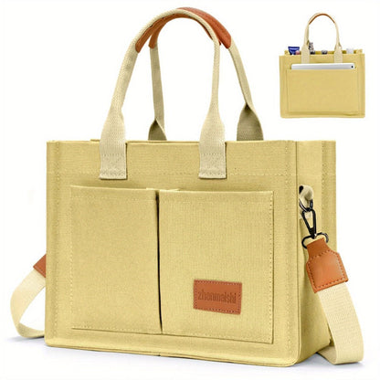Laptop Bag – Canvas, Nylon, Adjustable Strap, for Travel & Work – detail view 24