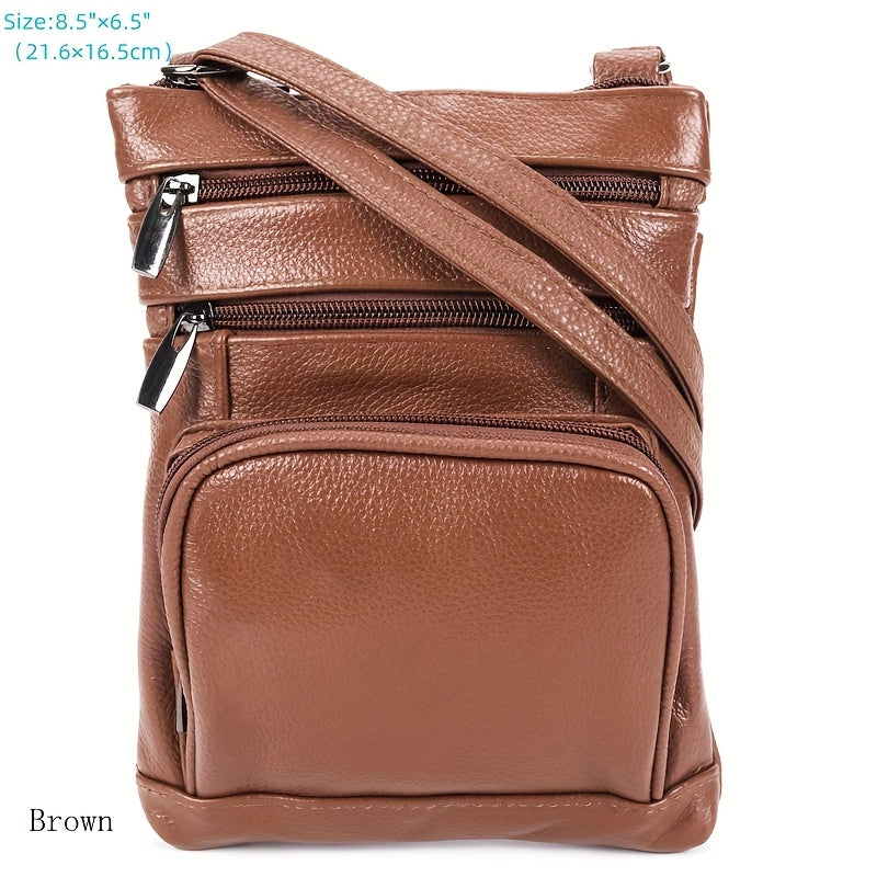 Laptop Bag – 10 Colors, Genuine Leather, Adjustable Strap – detail view 7