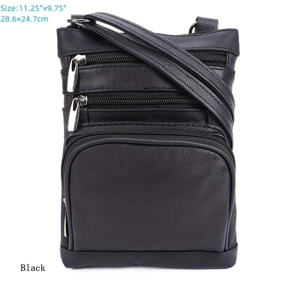 Laptop Bag – Genuine Leather, Adjustable Strap – detail view 28