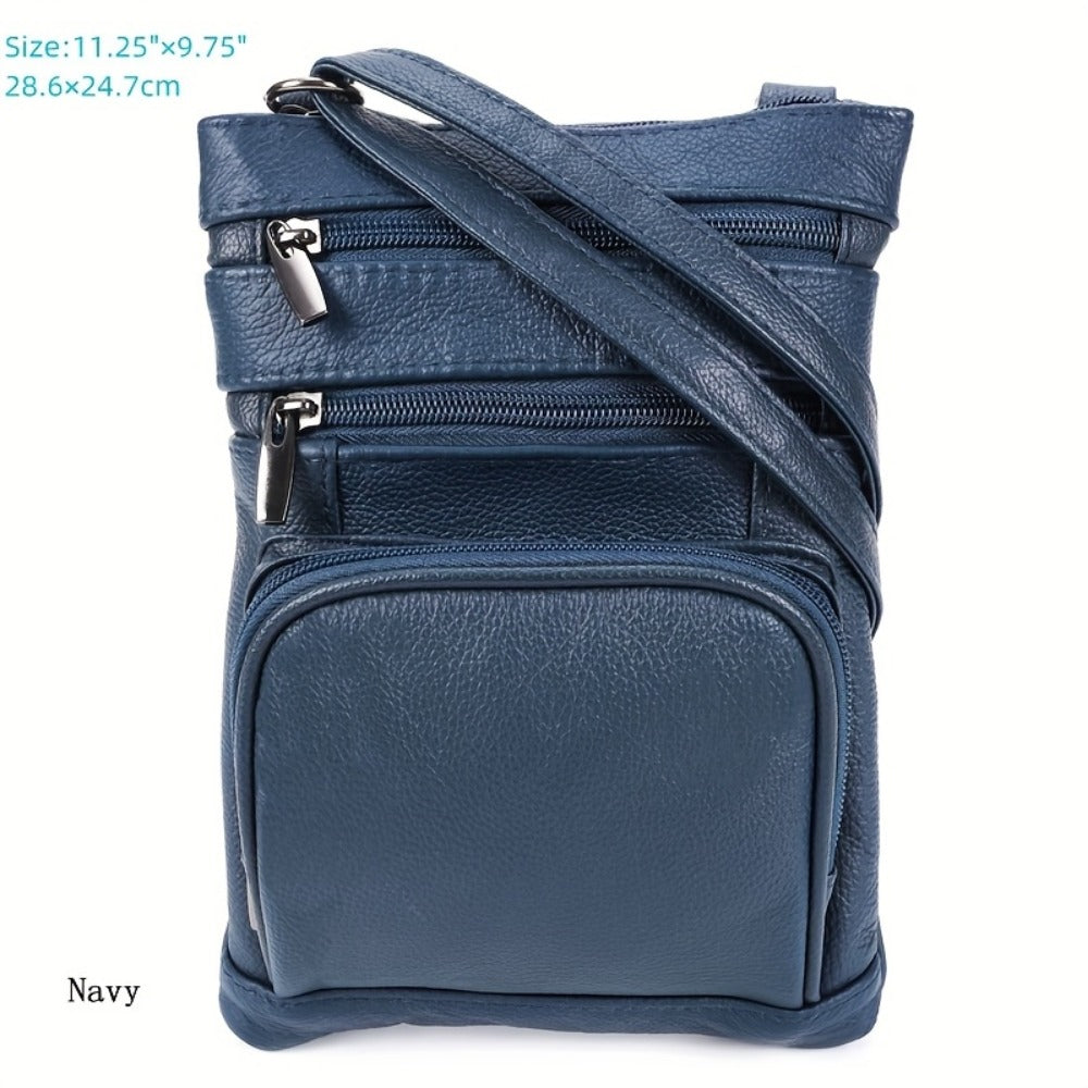Laptop Bag – Genuine Leather, Adjustable Strap – detail view 31