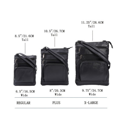Laptop Bag – Genuine Leather, Adjustable Strap – detail view 21
