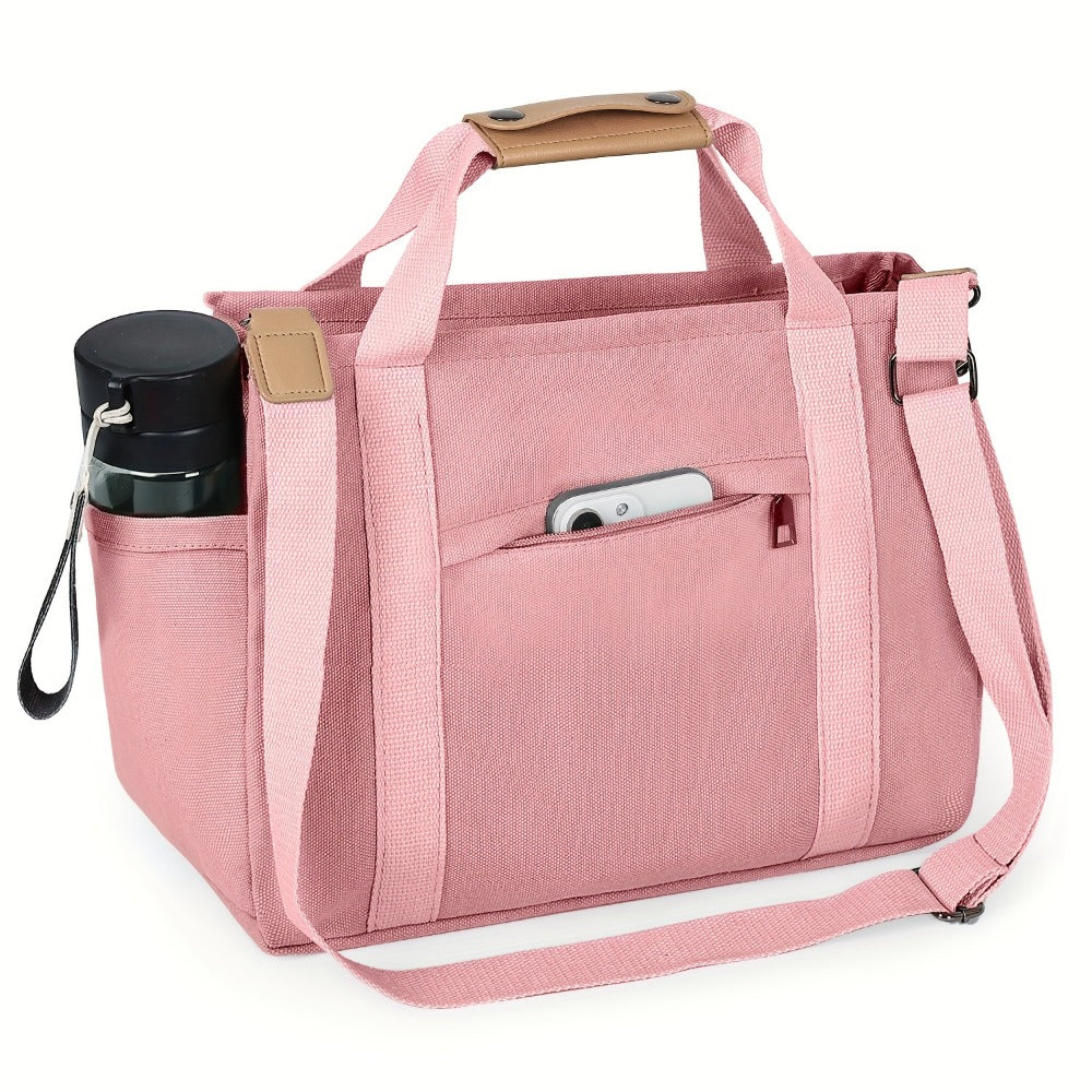 Laptop Bag – 10 Colors, Multi-Pocket, for Travel & Work – front view