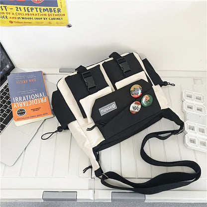 Laptop Bag – Nylon, Large Capacity, Adjustable Strap, for Travel & Work – alternate view
