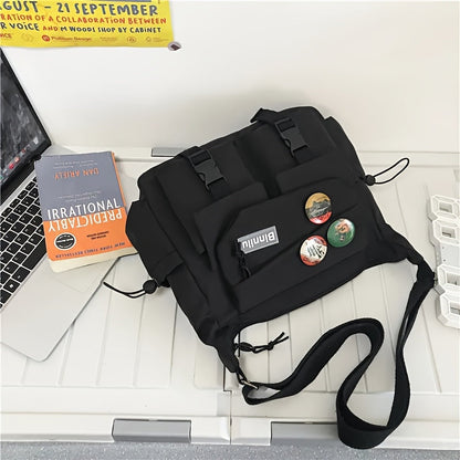 Laptop Bag – Nylon, Large Capacity, Adjustable Strap, for Travel & Work – detail view 2