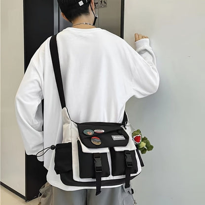 Laptop Bag – Nylon, Large Capacity, Adjustable Strap, for Travel & Work – front view