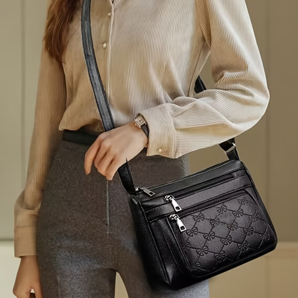 Laptop Bag – Quilted, Adjustable Strap, for Everyday Use – detail view 6