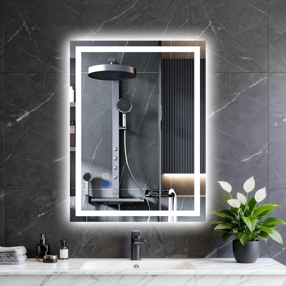 LED Bathroom Vanity Mirror with Anti-Fog Function for Dressing and Daily Routines detail image - detail view 7