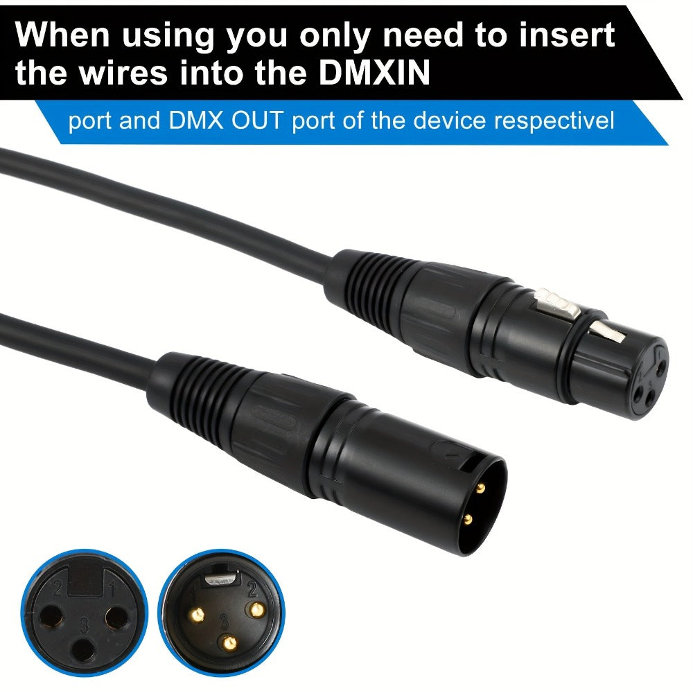 LED Stage Light, 10 Pack, DMX Control, Pack/, 26.3ft, DMX for Stage and Party Lighting detail image