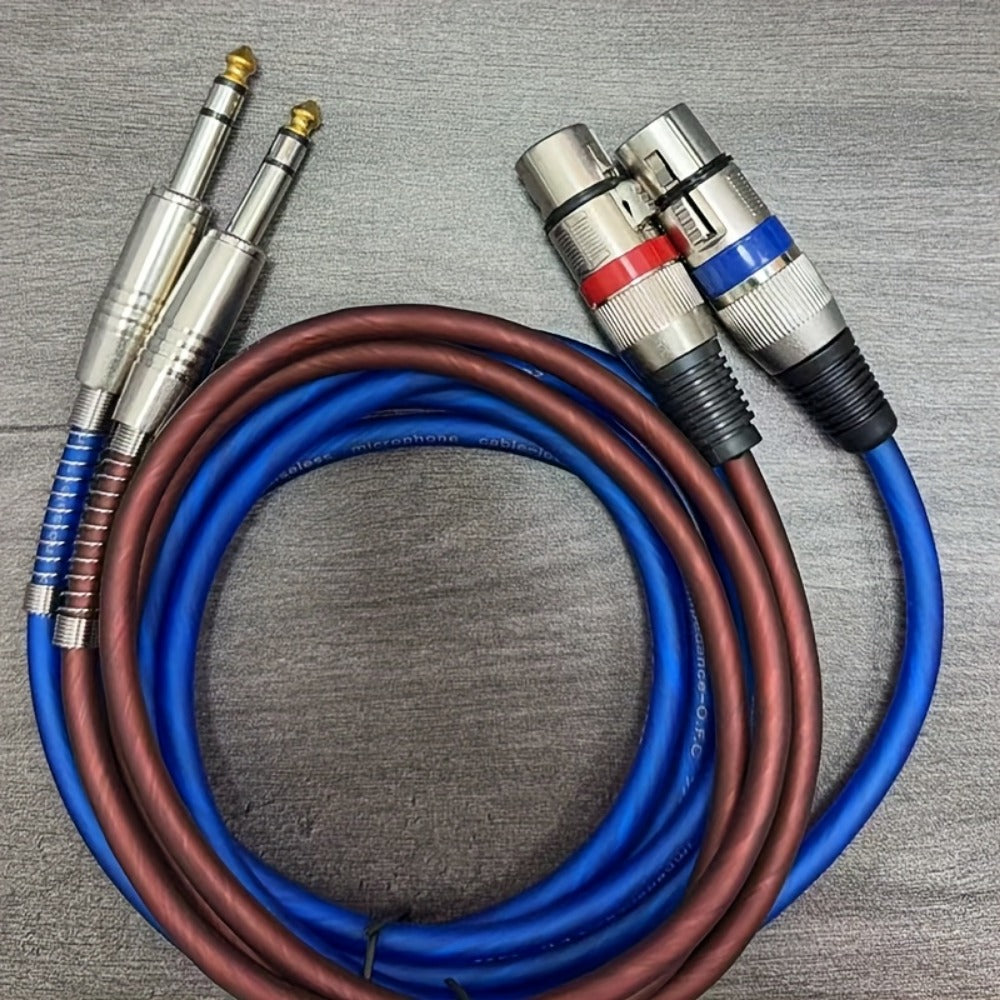 LED Stage Light, 6.5mm, 3 Feet, 2-Pack, High-Quality for Stage and Party Lighting detail image