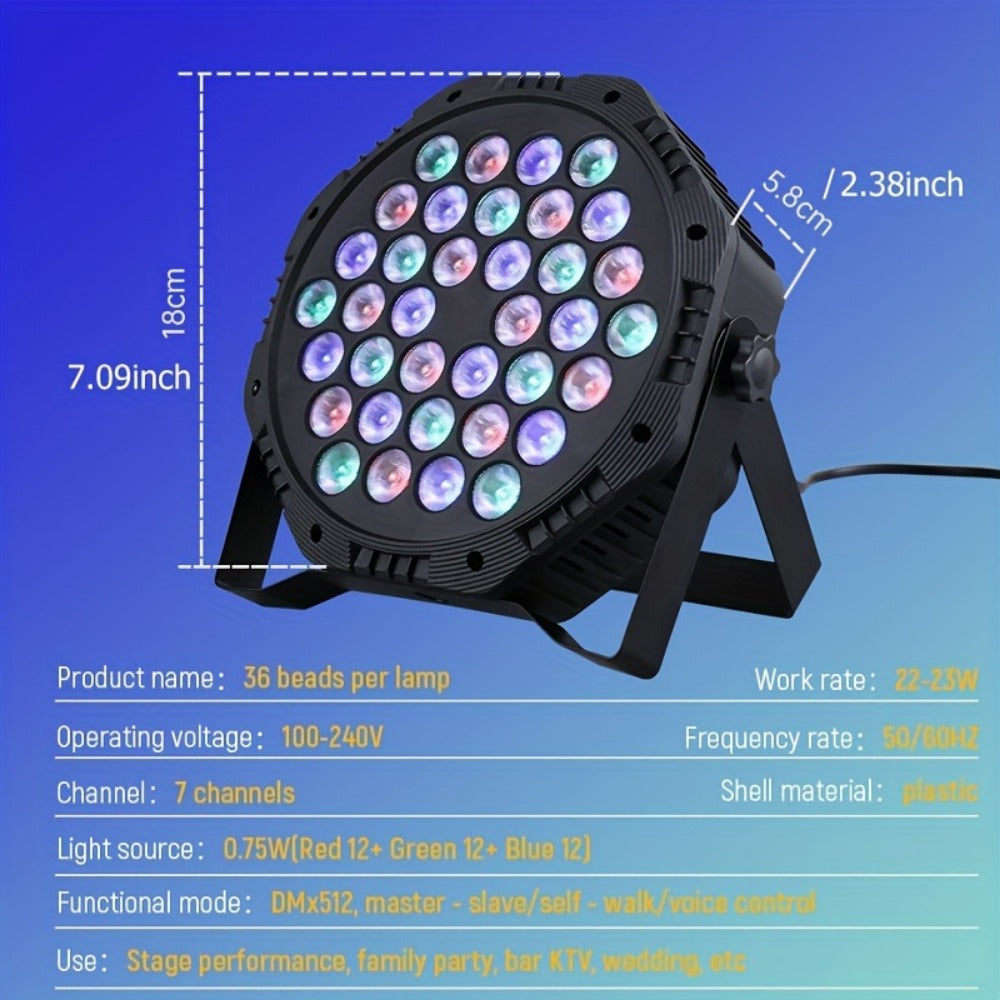 LED Stage Light, Remote Control, RGB, DMX Control, Lights, Party for Stage and Party detail image - detail view 4