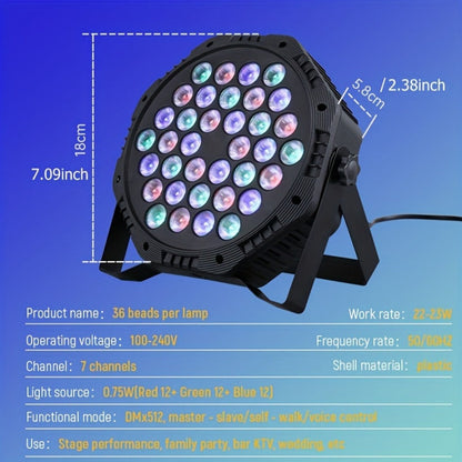 LED Stage Light, Remote Control, RGB, DMX Control, Lights, Party for Stage and Party detail image - detail view 4