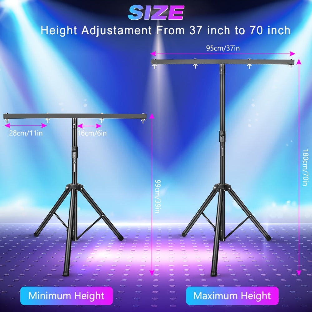 LED Stage Light, Tripod Stand, Adjustable, Tripod, Stand for Stage and Party Lighting detail image - detail view 4
