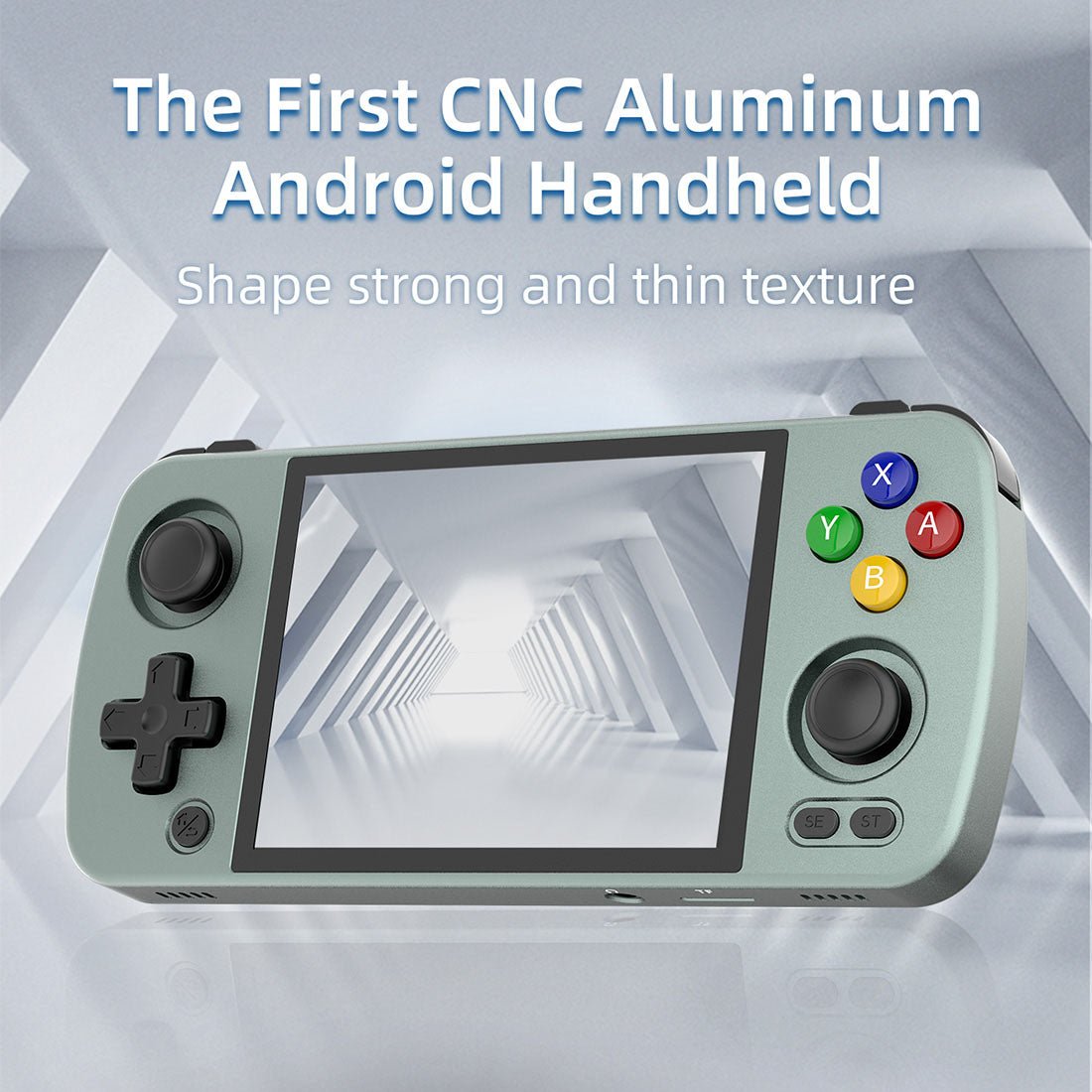 Handheld Game Console Anbernic RG405M with 4-inch IPS Full-Fit Touchscreen, 4500mAh Battery, Android 12, HDMI