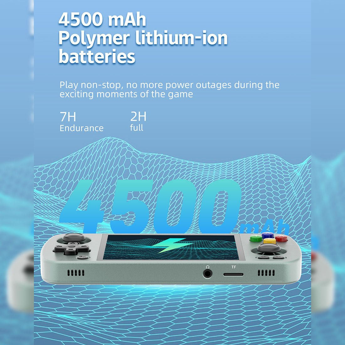 Handheld Game Console Anbernic RG405M with 4-inch IPS Full-Fit Touchscreen, 4500mAh Battery, Android 12, HDMI