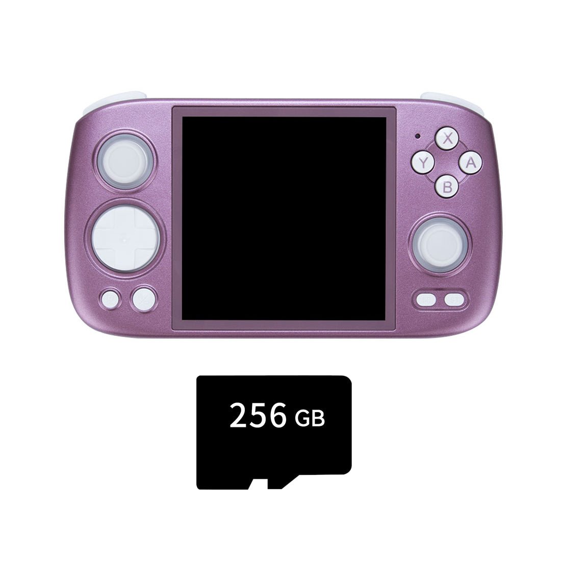 Handheld Game Console Anbernic RG Cube with 3.95-Inch IPS OCA Full-Lamination, 720x720 (Square), Multi-Touch, 128GB game-card bundle
