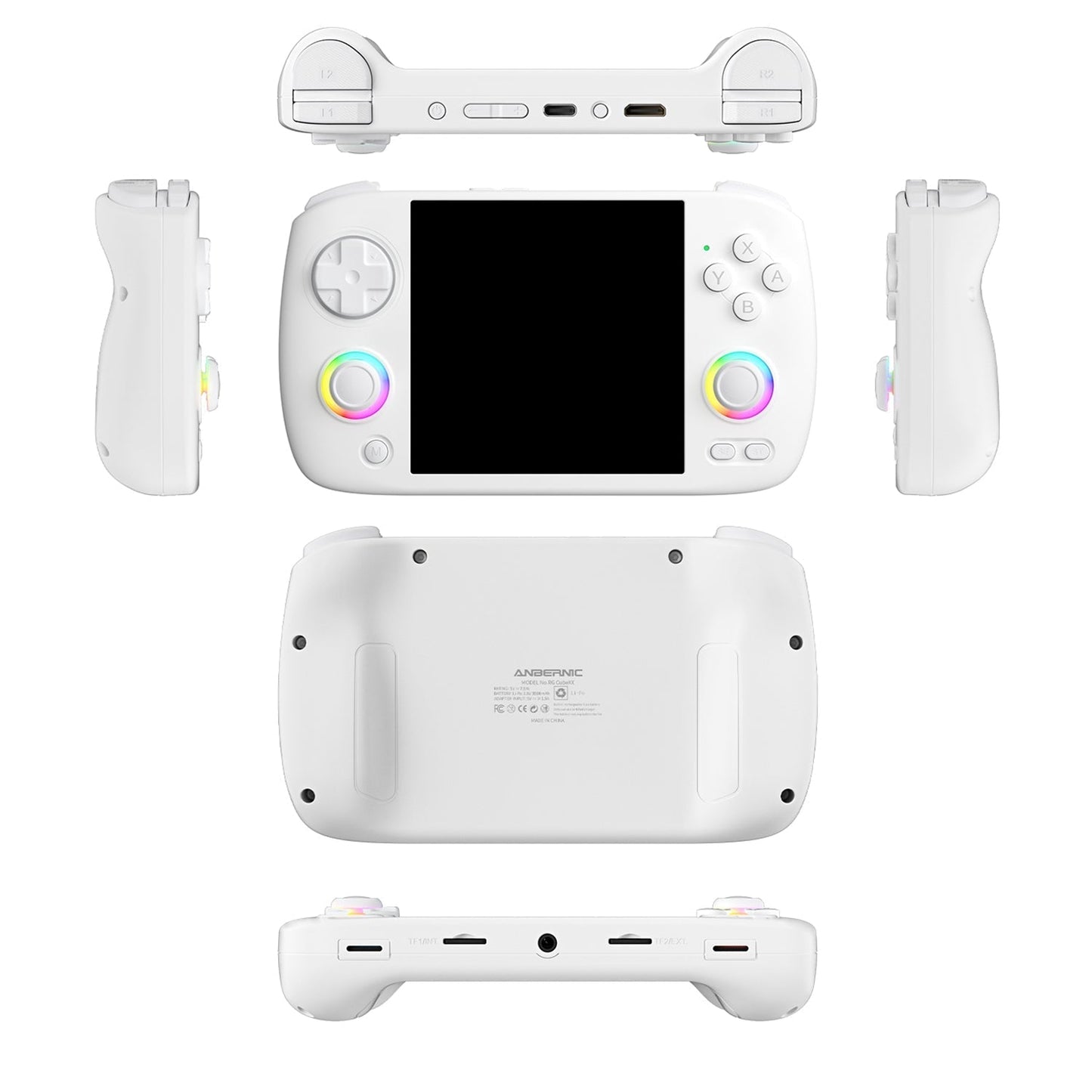 Handheld Game Console Anbernic RG CubeXX with 3.95-Inch IPS OCA Full-Lamination, 720x720 (Square), 32GB+64GB Options, 3800mAh Battery