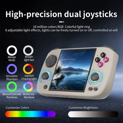 Handheld Game Console Anbernic RG CubeXX with 3.95-Inch IPS OCA Full-Lamination, 720x720 (Square), 32GB+64GB Options, 3800mAh Battery