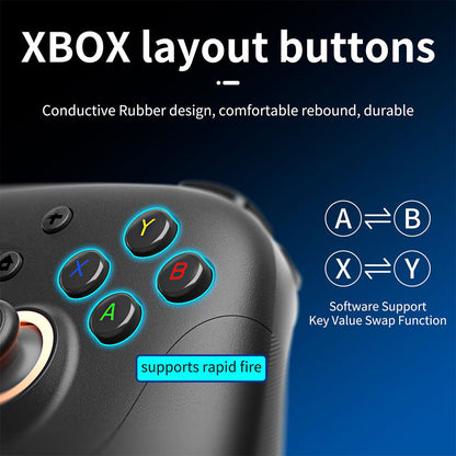 Anbernic RG P01 Bluetooth Game Controller - Hall Effect Joystick Trigger RGB Gyroscope 1000Hz for an Everyday Personal Care Routine