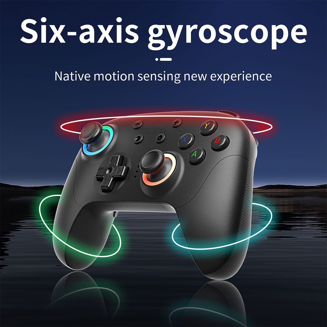 Anbernic RG P01 Bluetooth Game Controller - Hall Effect Joystick Trigger RGB Gyroscope 1000Hz for an Everyday Personal Care Routine