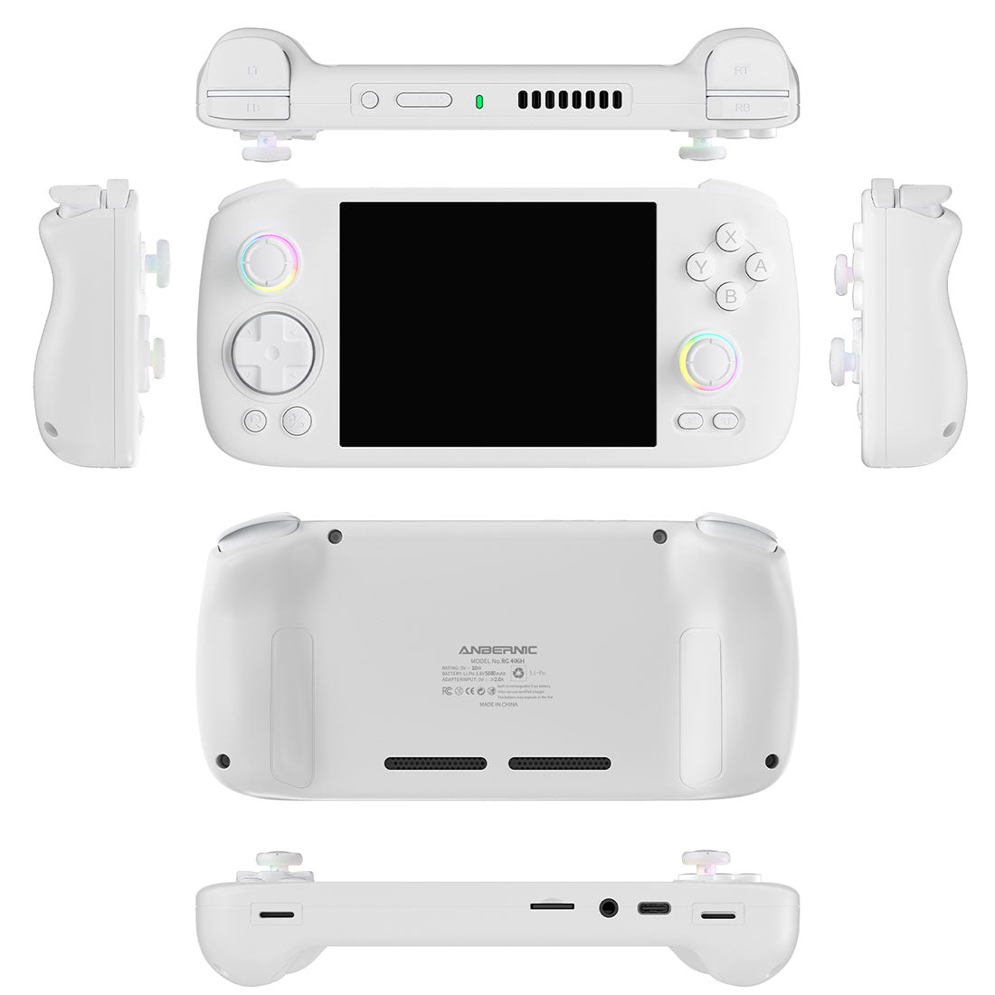 Handheld Game Console Anbernic RG406H Horizontal with 4-inch IPS Touchscreen, 8GB+128GB, 128GB game-card bundle or 256GB game-card bundle