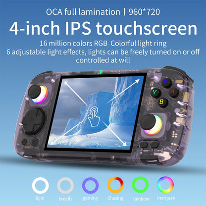 Handheld Game Console Anbernic RG406H Horizontal with 4-inch IPS Touchscreen, 8GB+128GB, 128GB game-card bundle or 256GB game-card bundle