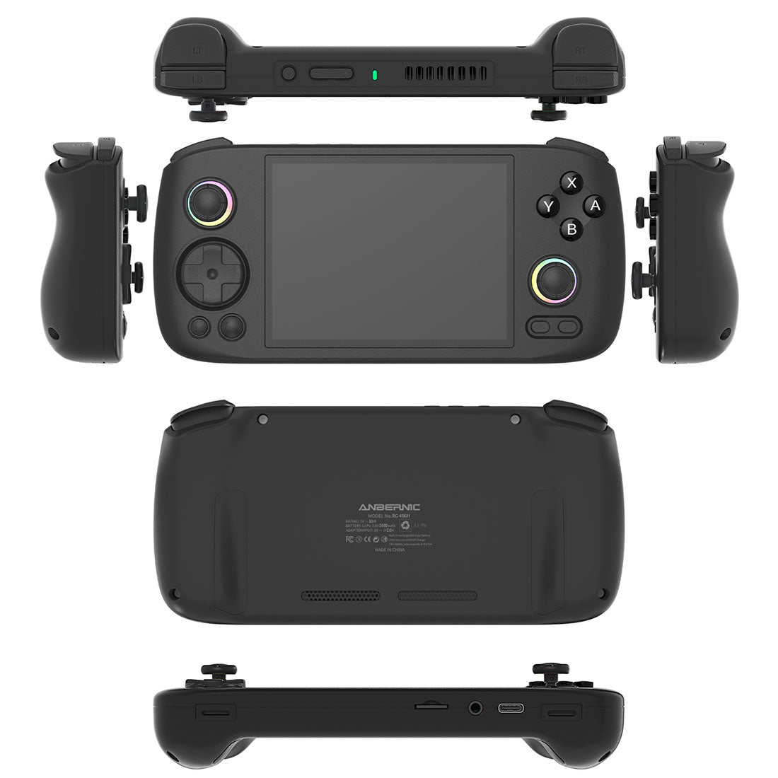 Handheld Game Console Anbernic RG406H Horizontal with 4-inch IPS Touchscreen, 8GB+128GB, 128GB game-card bundle or 256GB game-card bundle