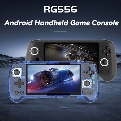 Handheld Game Console Anbernic RG556 with 5.48-inch AMOLED OCA, 128GB or 256GB Options, 5500mAh Battery, Android 13, USB-C DisplayPort
