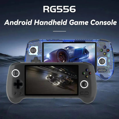 Handheld Game Console Anbernic RG556 with 5.48-inch AMOLED OCA, 128GB or 256GB Options, 5500mAh Battery, Android 13, USB-C DisplayPort