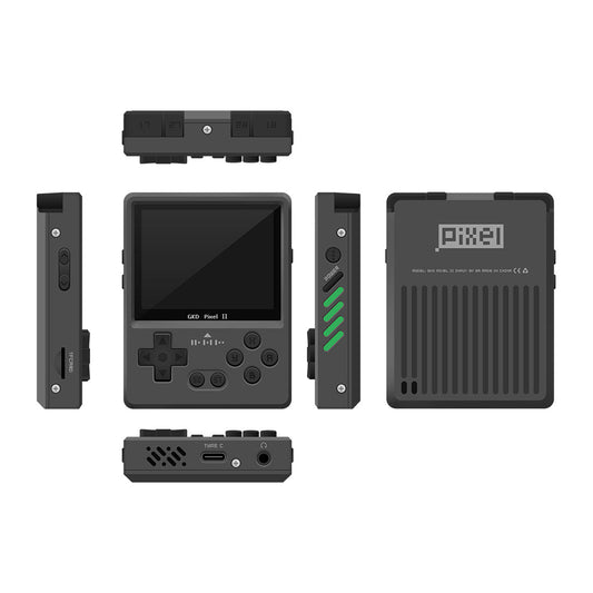 Handheld Game Console GKD Pixel 2 with 2.4-inch IPS Full-Lamination, 64GB Options, 1800mAh Battery