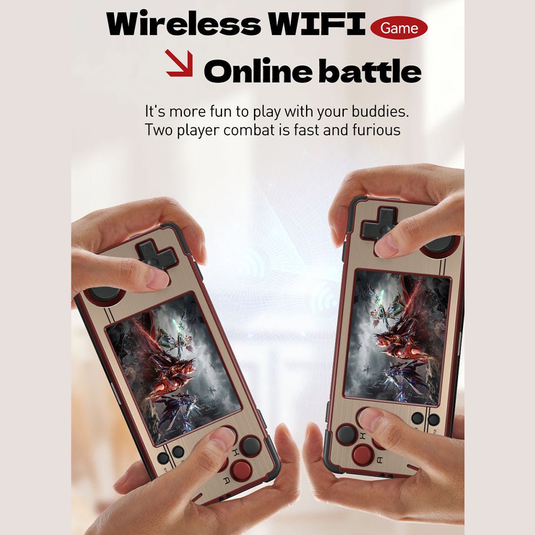 Handheld Game Console Miyoo A30 Horizontal with 2.8-inch IPS, 64GB Options, 2600mAh Battery, Linux-based system