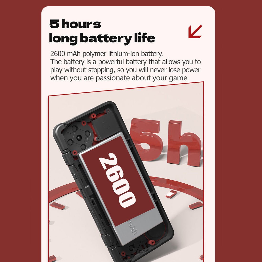 Handheld Game Console Miyoo A30 Horizontal with 2.8-inch IPS, 64GB Options, 2600mAh Battery, Linux-based system