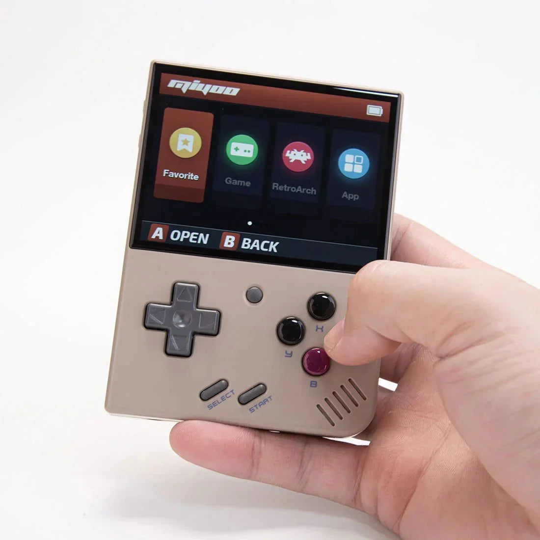 Handheld Game Console Miyoo Mini Plus with 3.5-inch IPS, 64GB stock-system card Options, 3000mAh Battery, Onion OS