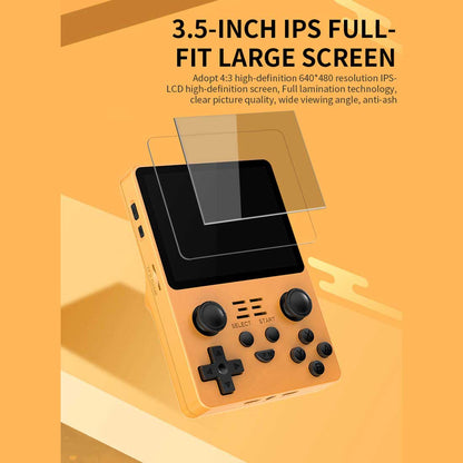 Handheld Game Console Powkiddy RGB20S with 3.5-Inch IPS full-fit, 640x480, 16GB+64GB or 16GB+128GB Options, 3500mAh Battery, ArkOS