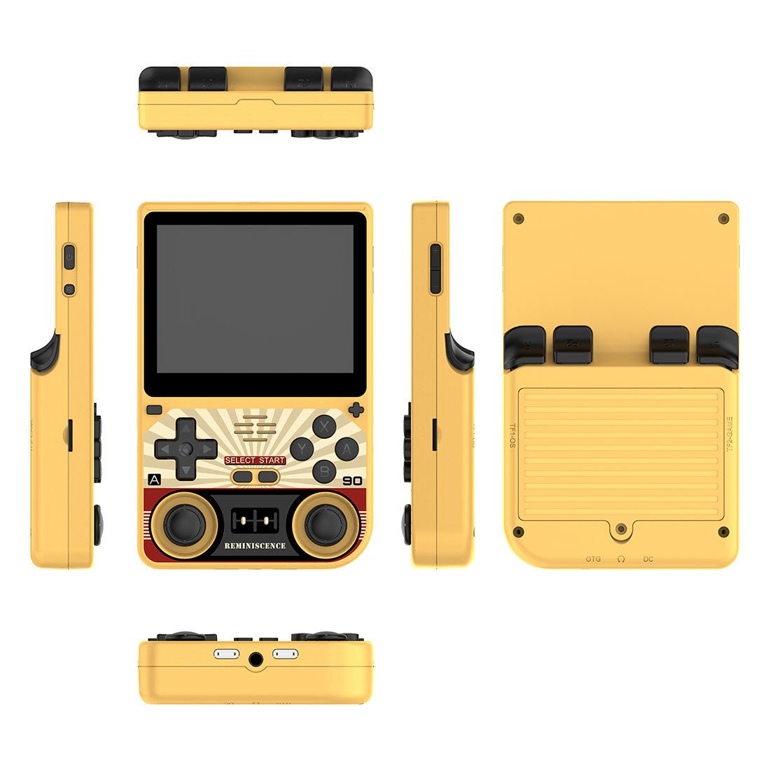 Handheld Game Console Powkiddy V20 with 3.5-Inch IPS, 640x480 (4:3 ratio), 64GB, 128GB or 256GB Options, 5000mAh Battery, Linux