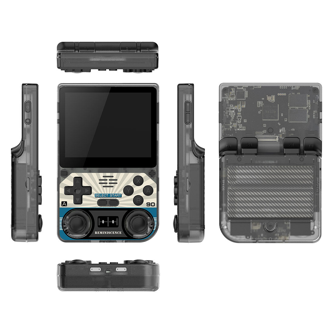 Handheld Game Console Powkiddy V20 with 3.5-Inch IPS, 640x480 (4:3 ratio), 64GB, 128GB or 256GB Options, 5000mAh Battery, Linux
