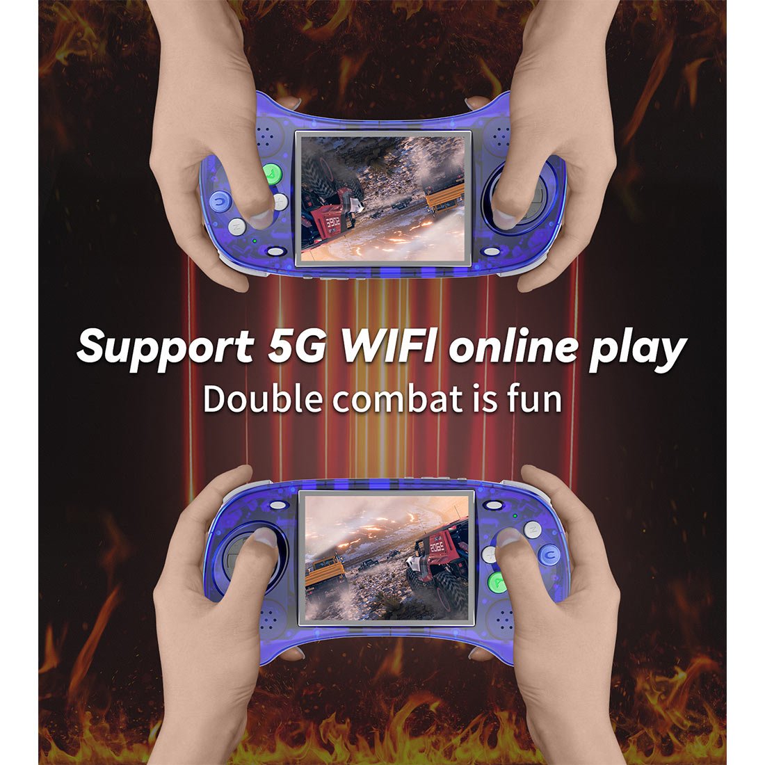 Handheld Game Console Anbernic RG ARC-S with 4-Inch IPS OCA Full-Lamination, 640x480, 128GB Options, 3500mAh Battery, Linux, HDMI