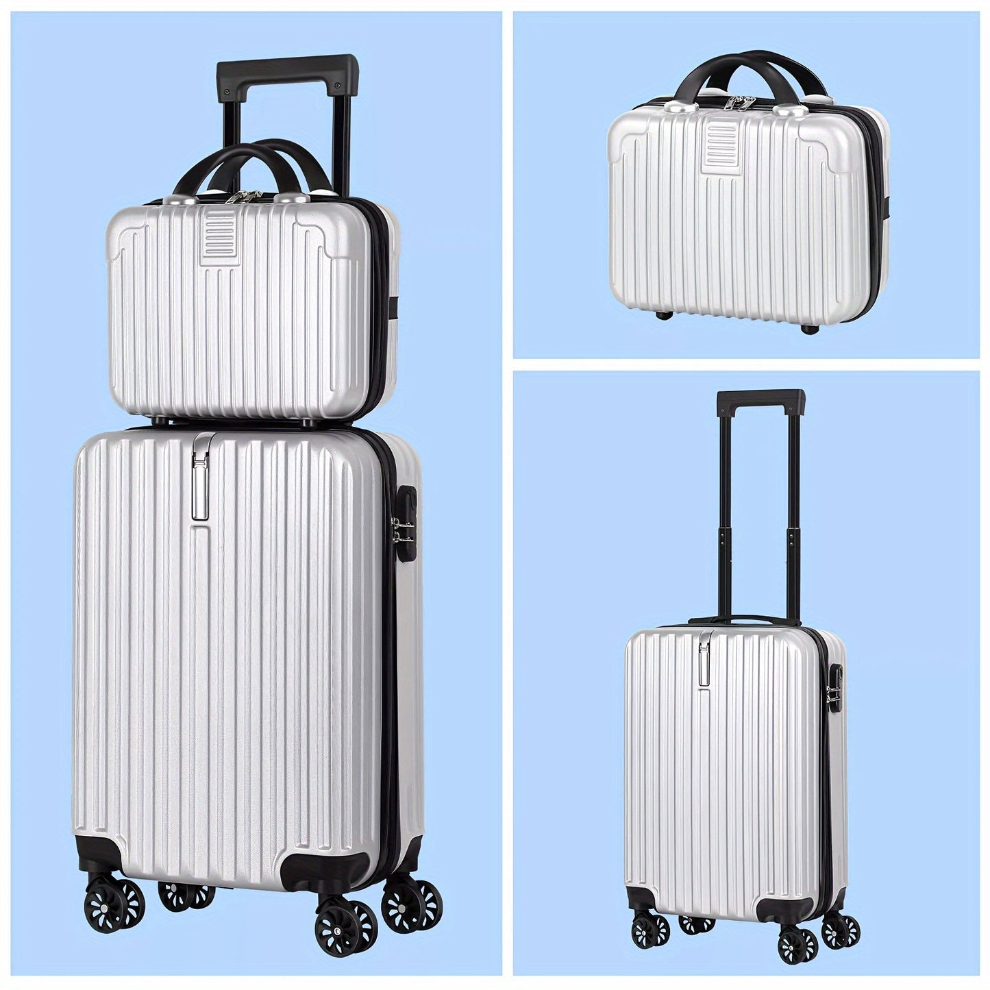 Luggage Set – 2 Piece, 20 Inch, 14 Inch, Combination Lock – detail view 18