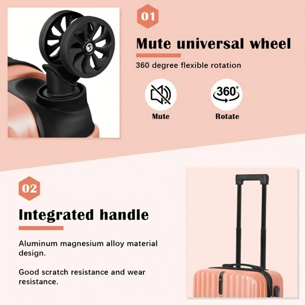 Luggage Set – 2 Piece, 20 Inch, 14 Inch, Spinner Wheels – detail view 16