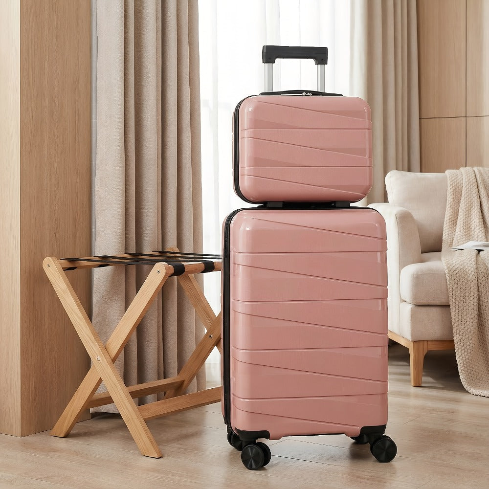 Luggage Set – 2 Piece, 20 Inch, 14 Inch, ABS Hardshell – detail view 10