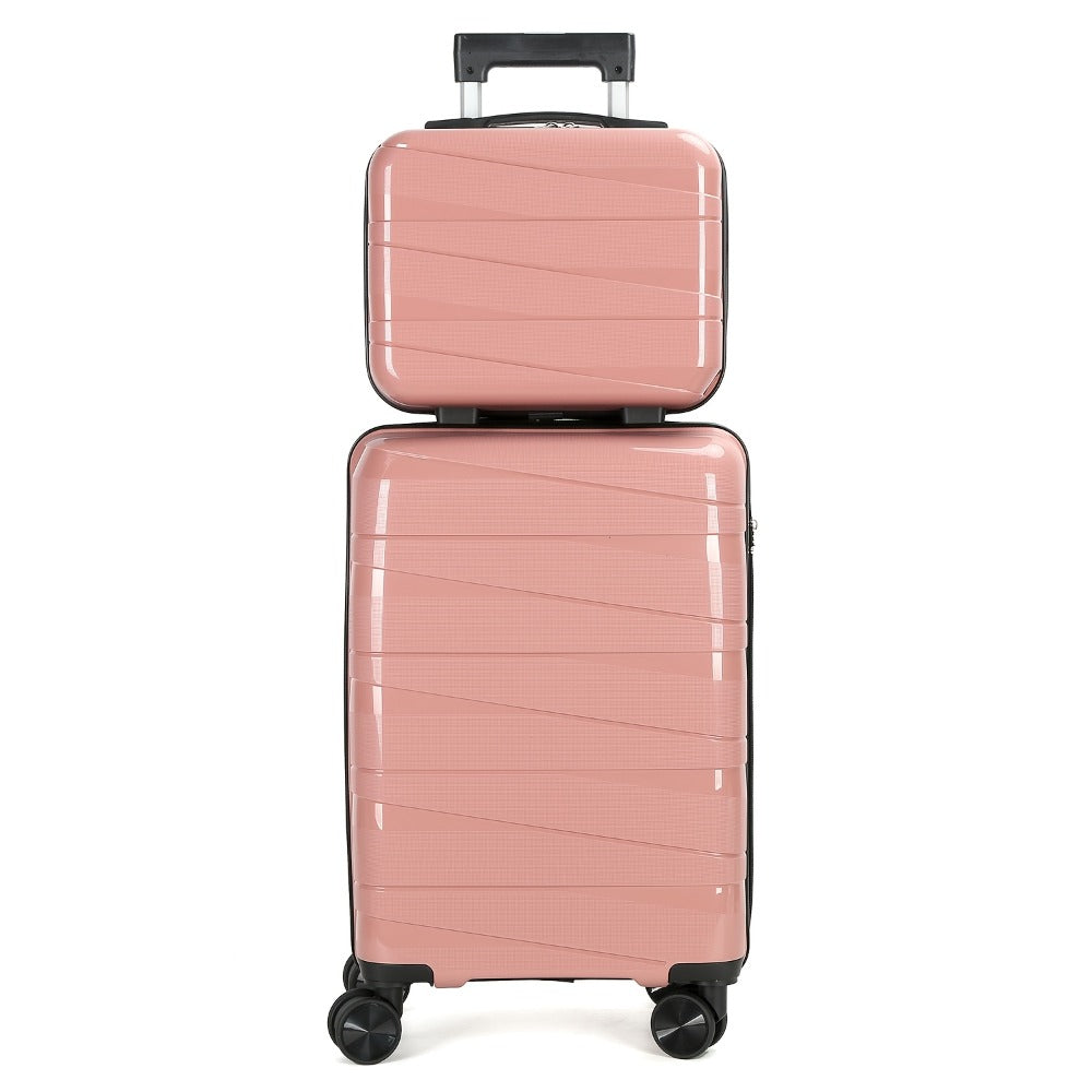 Luggage Set – 2 Piece, 20 Inch, 14 Inch, ABS Hardshell – detail view 2