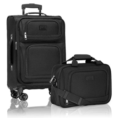 Luggage Set – 2 Piece, Soft Shell, Expandable, Spinner Wheels – detail view 5