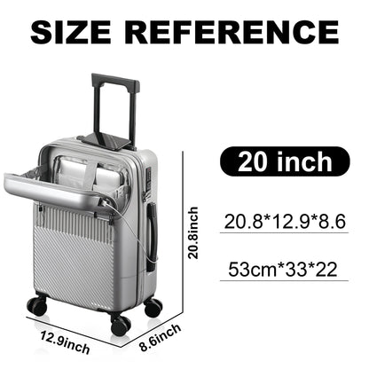 Luggage Set – 20 Inch, Hardshell, USB Charging, TSA Lock – detail view 38