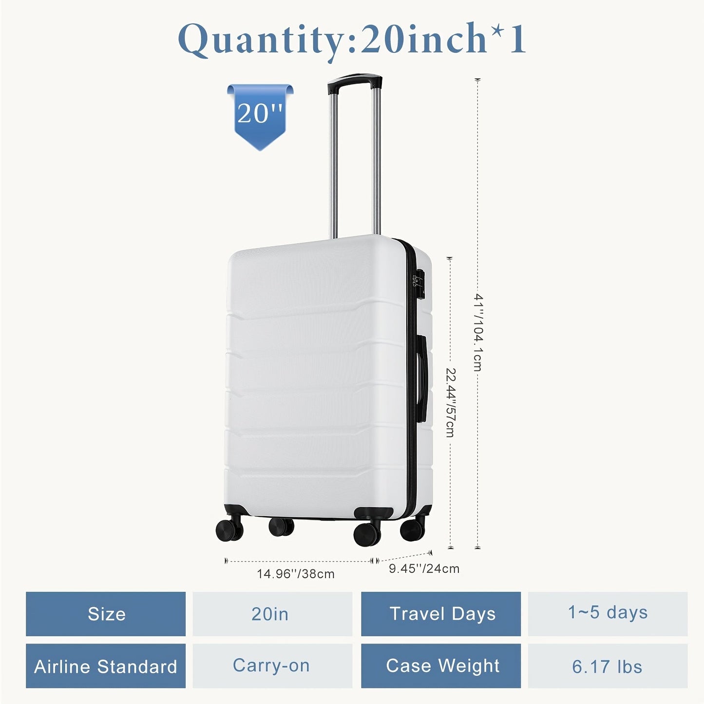 Luggage Set – 28 Inch, TSA Lock, Spinner Wheels, Lightweight – detail view 27