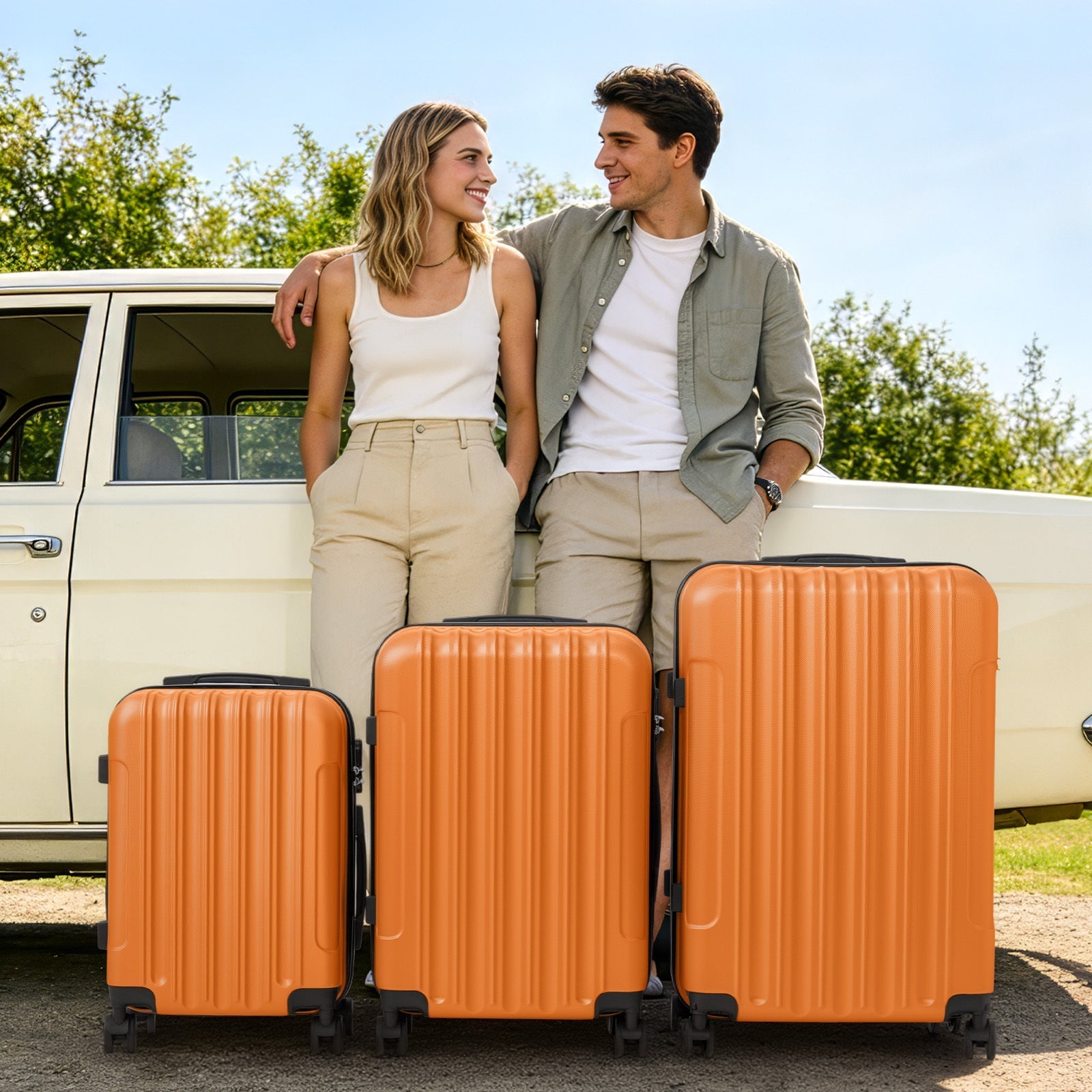 Luggage Set – 3 Piece, 12 Colors, 28 Inch, ABS Hardshell – detail view 45