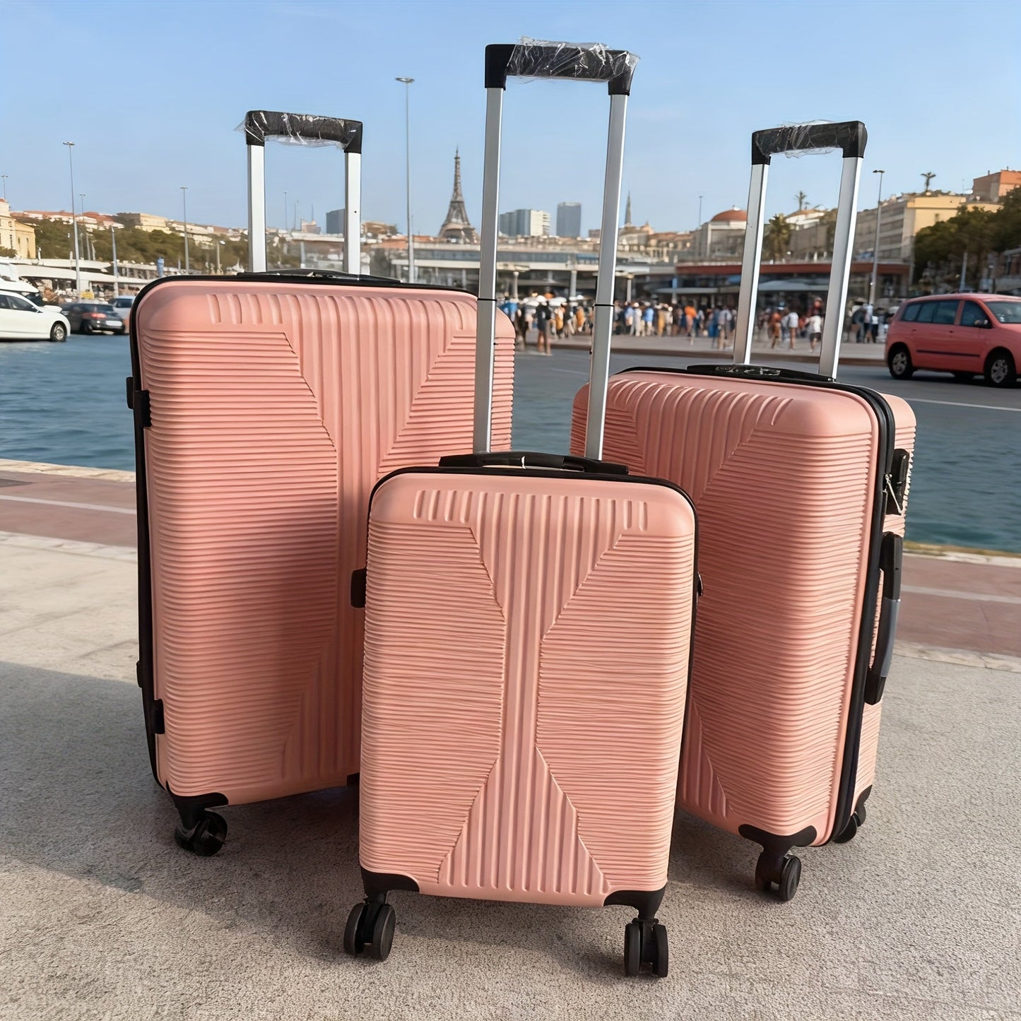 Luggage Set – 3 Piece, 28 Inch, ABS Hardshell, Combination Lock – detail view 24