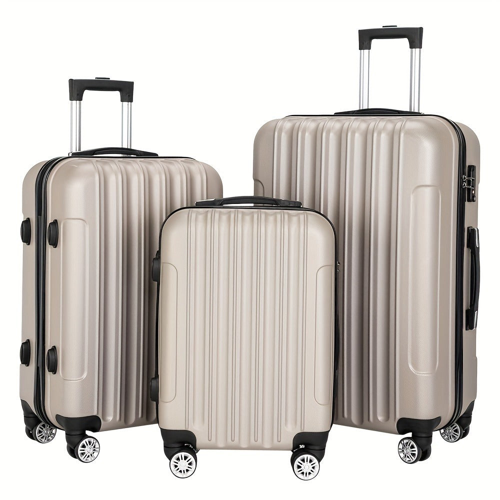 Luggage Set – 3 Piece, 28 Inch, ABS Hardshell, Combination Lock – detail view 16