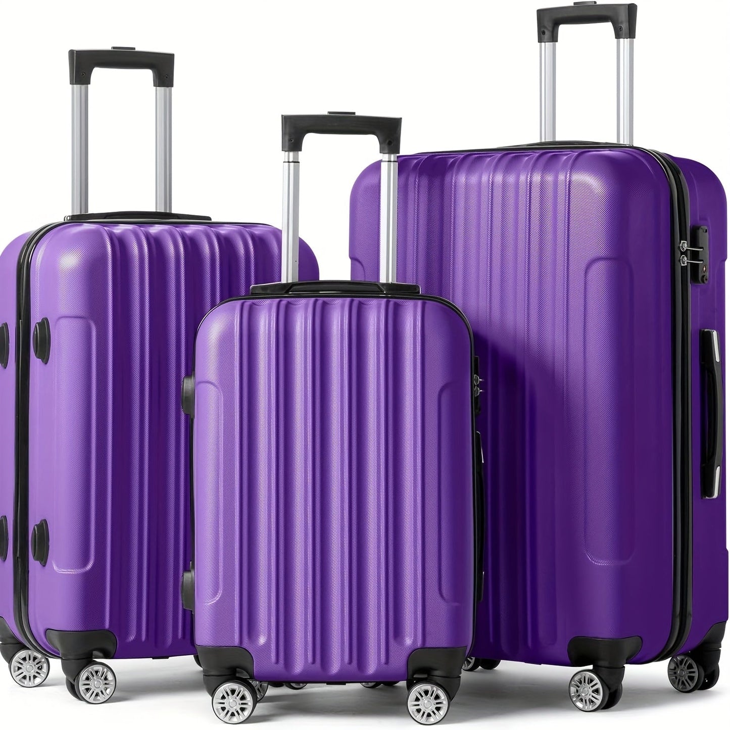 Luggage Set – 3 Piece, 28 Inch, ABS Hardshell, Combination Lock – detail view 29