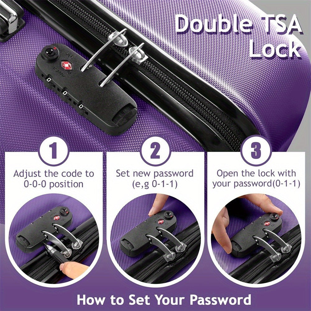 Luggage Set – 3 Piece, 28 Inch, Hardshell, TSA Lock – detail view 19