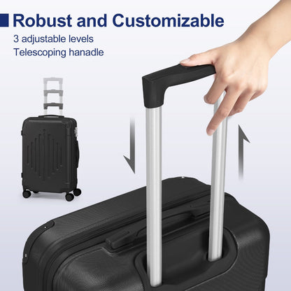 Luggage Set – 3 Piece, 28 Inch, Hardshell, Spinner Wheels – detail view 16