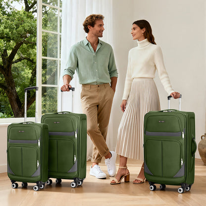 Luggage Set – 3 Piece, 34 Inch, Spinner Wheels, Combination Lock – detail view 28